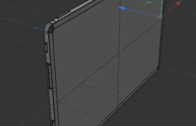 华为HUAWEI MatePad Air Z平板电脑c4d,keyshot模型