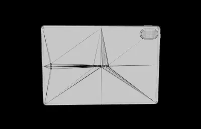 华为HUAWEI MatePad Air Z平板电脑c4d,keyshot模型