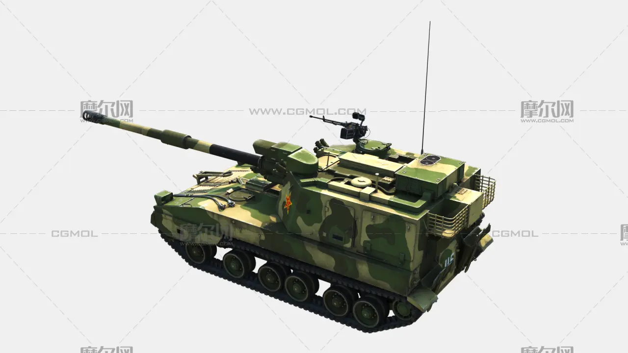 PLZ45/PLZ-45/155自行火炮,履带自行榴弹炮