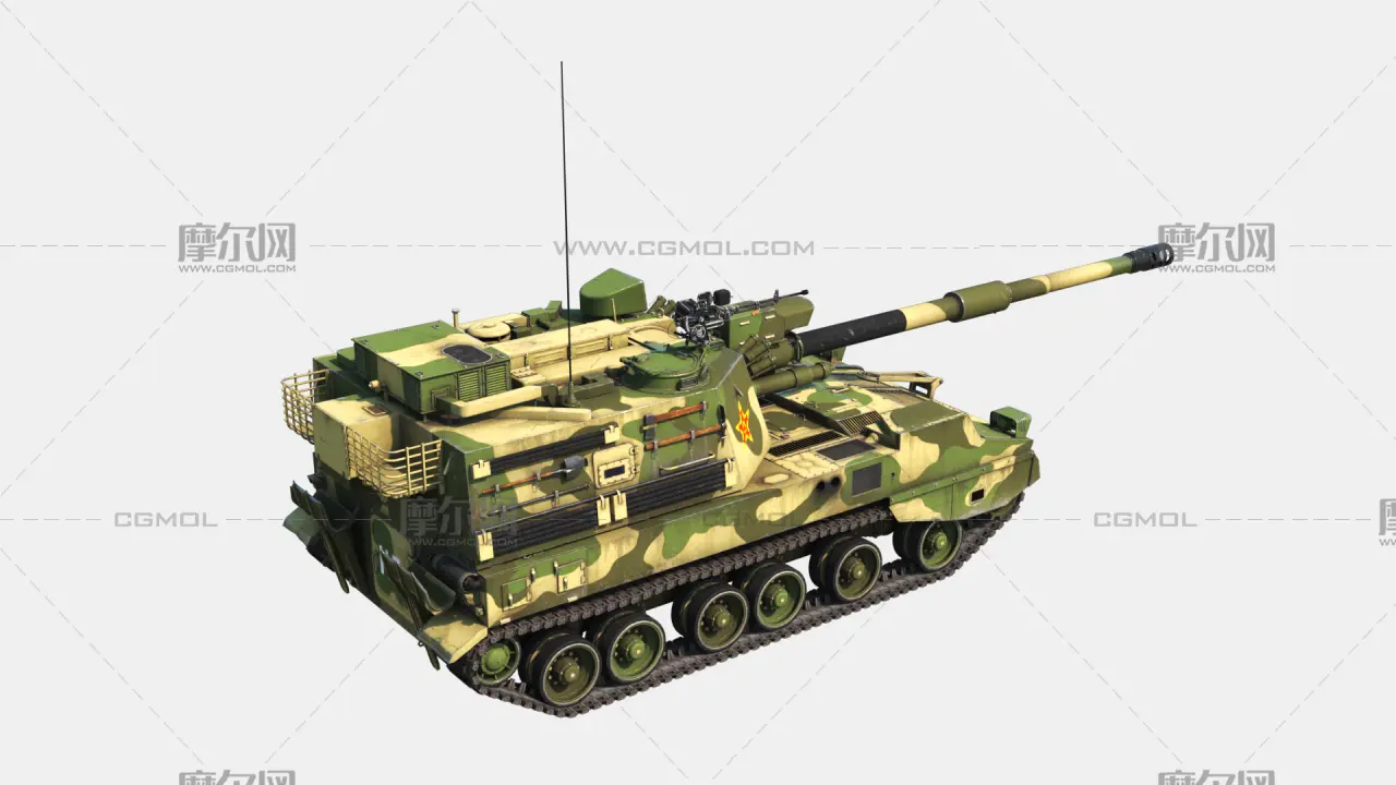 PLZ45/PLZ-45/155自行火炮,履带自行榴弹炮
