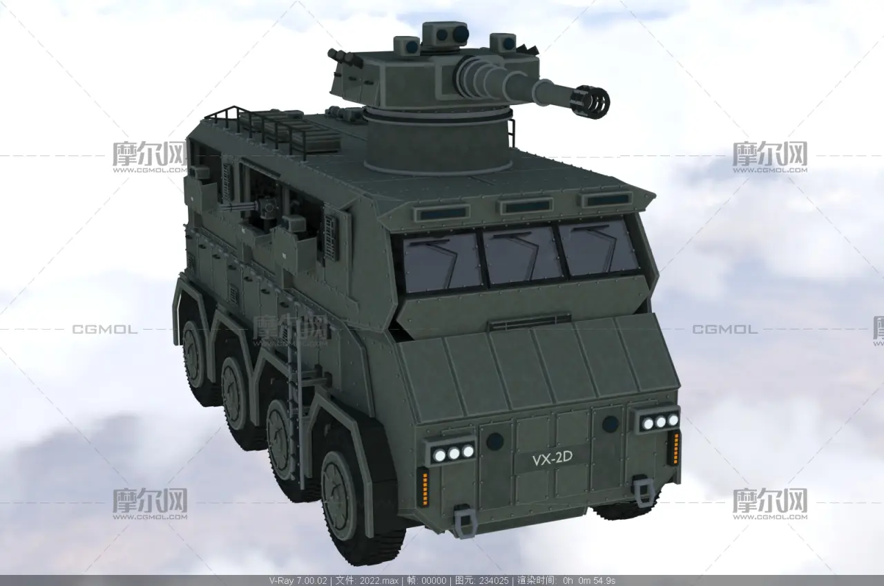 虚构轮式装甲车 8x8装甲突击车 军用步兵战车