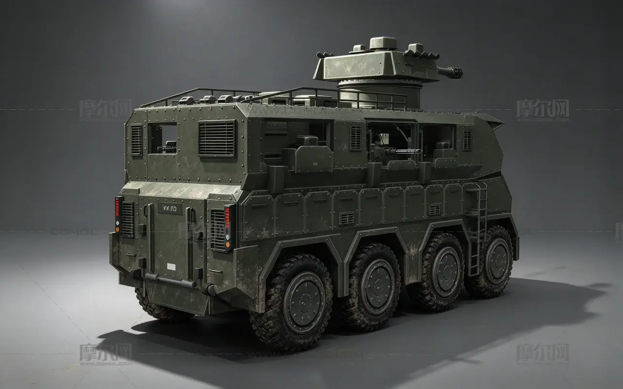 虚构轮式装甲车 8x8装甲突击车 军用步兵战车