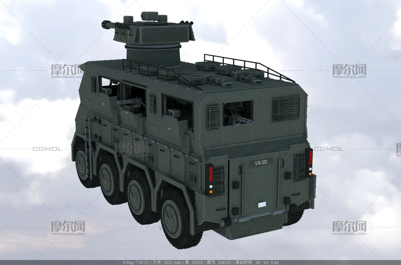 虚构轮式装甲车 8x8装甲突击车 军用步兵战车