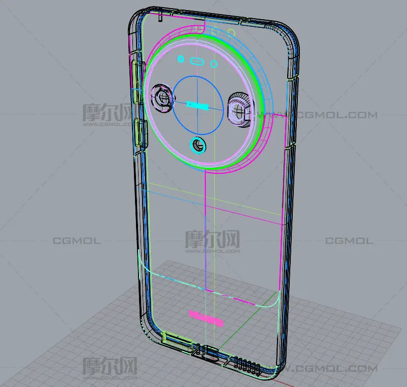 华为HUAWEI Mate 90 Pro手机模型,多格式,redshift材质渲染