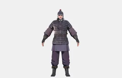 古装士兵,古代将士,游戏NPC