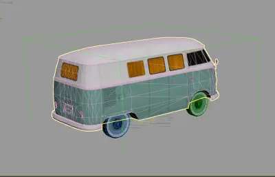 VW T1 巴士/复古面包车/经典露营小巴
