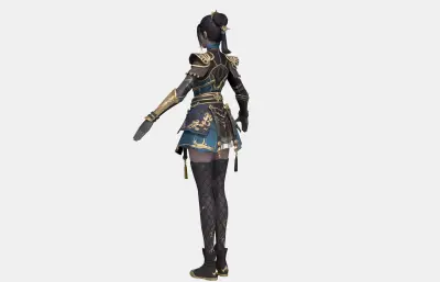 古装汉服女孩 古装女侠 女护卫