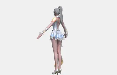 古风女武将,仙侠御姐,黑金铠甲游戏角色