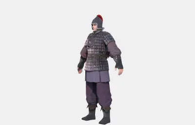 古装士兵,古代将士,游戏NPC