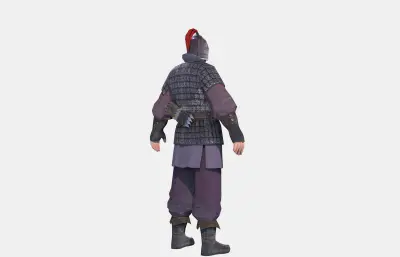 古装士兵,古代将士,游戏NPC