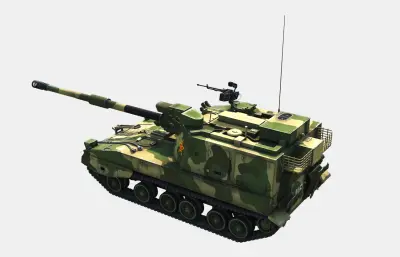 PLZ45/PLZ-45/155自行火炮,履带自行榴弹炮