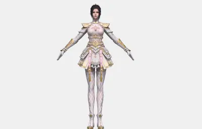 古装汉服 古代美女少女 古装女将士