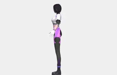 年轻运动装女孩 健身少女女孩 小姐姐