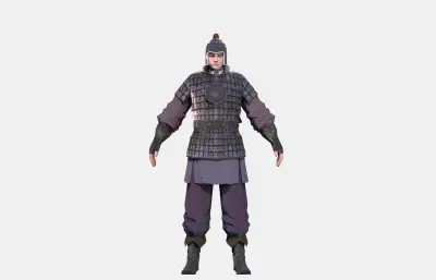 古装士兵,古代将士,游戏NPC