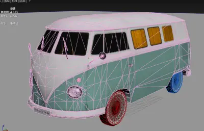 VW T1 巴士/复古面包车/经典露营小巴