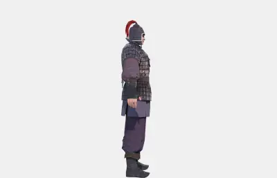 古装士兵,古代将士,游戏NPC