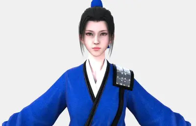 古风女武士,古装女侠客,汉服戎装