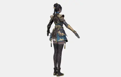 古装汉服女孩 古装女侠 女护卫