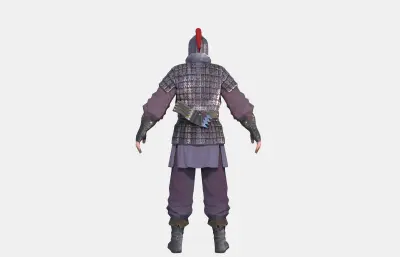 古装士兵,古代将士,游戏NPC