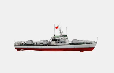 上海II级高速护卫艇 巡逻艇 军舰