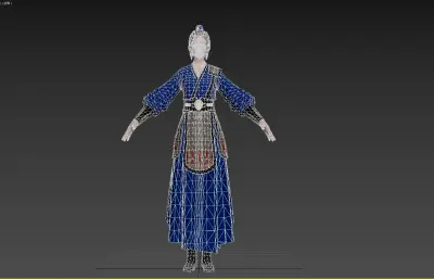 古风女武士,古装女侠客,汉服戎装