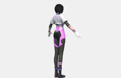 年轻运动装女孩 健身少女女孩 小姐姐