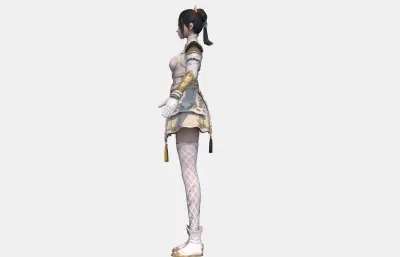 古装汉服 古代美女少女 古装女将士