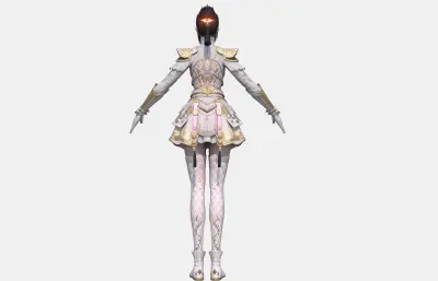 古装汉服 古代美女少女 古装女将士