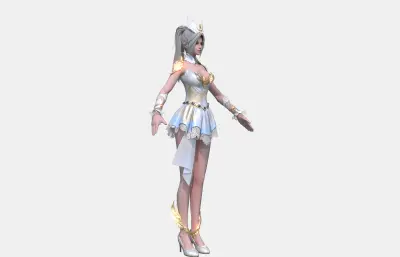 古风女武将,仙侠御姐,黑金铠甲游戏角色