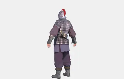 古装士兵,古代将士,游戏NPC