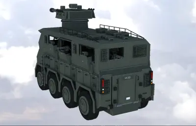 虚构轮式装甲车 8x8装甲突击车 军用步兵战车