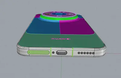 华为HUAWEI Mate 90 Pro手机模型,多格式,redshift材质渲染