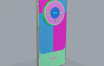 华为HUAWEI Mate 90 Pro手机模型,多格式,redshift材质渲染