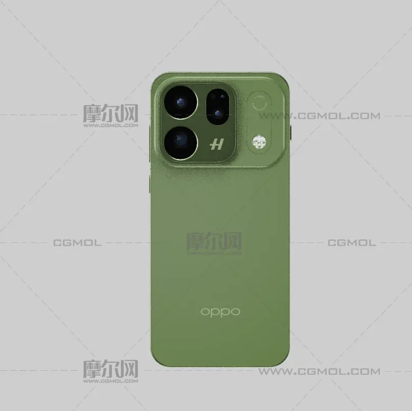 OPPO Find X10拍摄手机c4d,keyshot模型,有fbx和obj格式