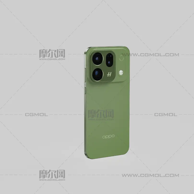 OPPO Find X10拍摄手机c4d,keyshot模型,有fbx和obj格式