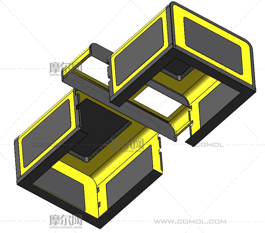机床防护罩solidworks模型