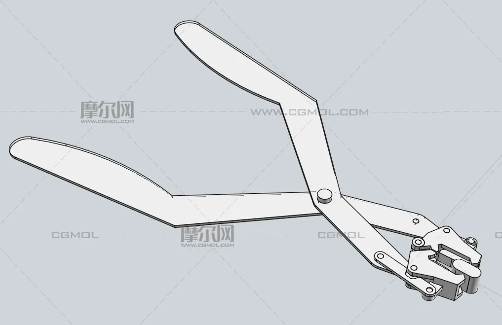 一种手动夹钳机构