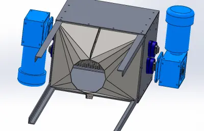 粉碎机设备solidworks模型
