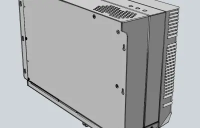 E7DL工控机外壳step模型