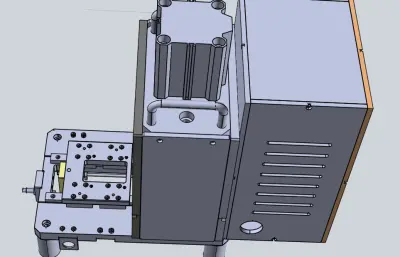 压入模组step模型