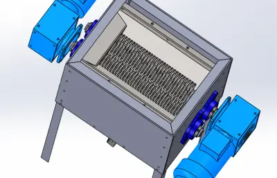 粉碎机设备solidworks模型