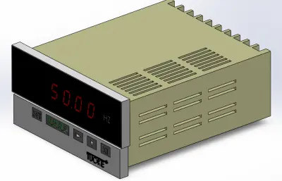 DB4智能工频表外观solidworks模型