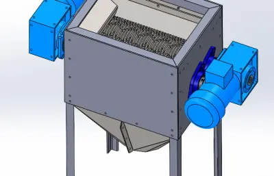 粉碎机设备solidworks模型