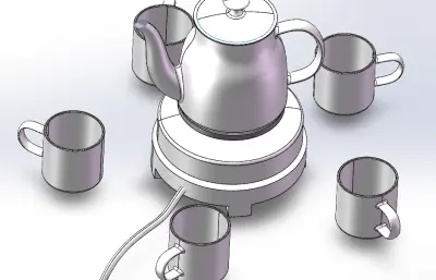 茶具模型-茶壶组