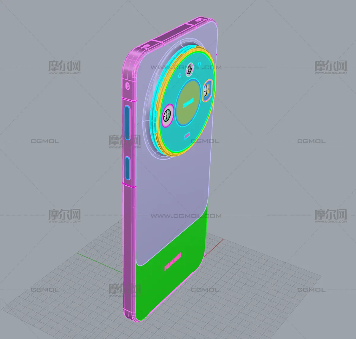 HUAWEI Mate 90 Pro Max典藏版手机模型,多种格式